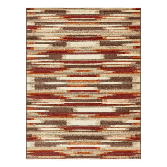 Unique Loom Autumn Collection Area Rug - Wheat (9' x 12' Rectangle Multi/Beige)