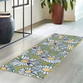 thumbnail image 1 of Unique Loom Bloom Collection Area Rug - Azalea (2' 7" x 12' Runner Green/Light Blue), 1 of 7