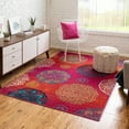 thumbnail image 1 of Unique Loom Azalea Collection Area Rug - Aromi (9' x 12' Rectangle Rust Red/Orange), 1 of 7