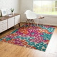 thumbnail image 1 of Unique Loom Azalea Collection Area Rug - Encore (2' x 3' Rectangle Multi/Orange), 1 of 7