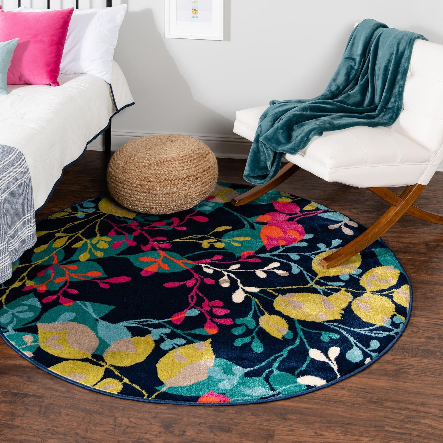 Unique Loom Azalea Collection Area Rug - Indica (5' 3