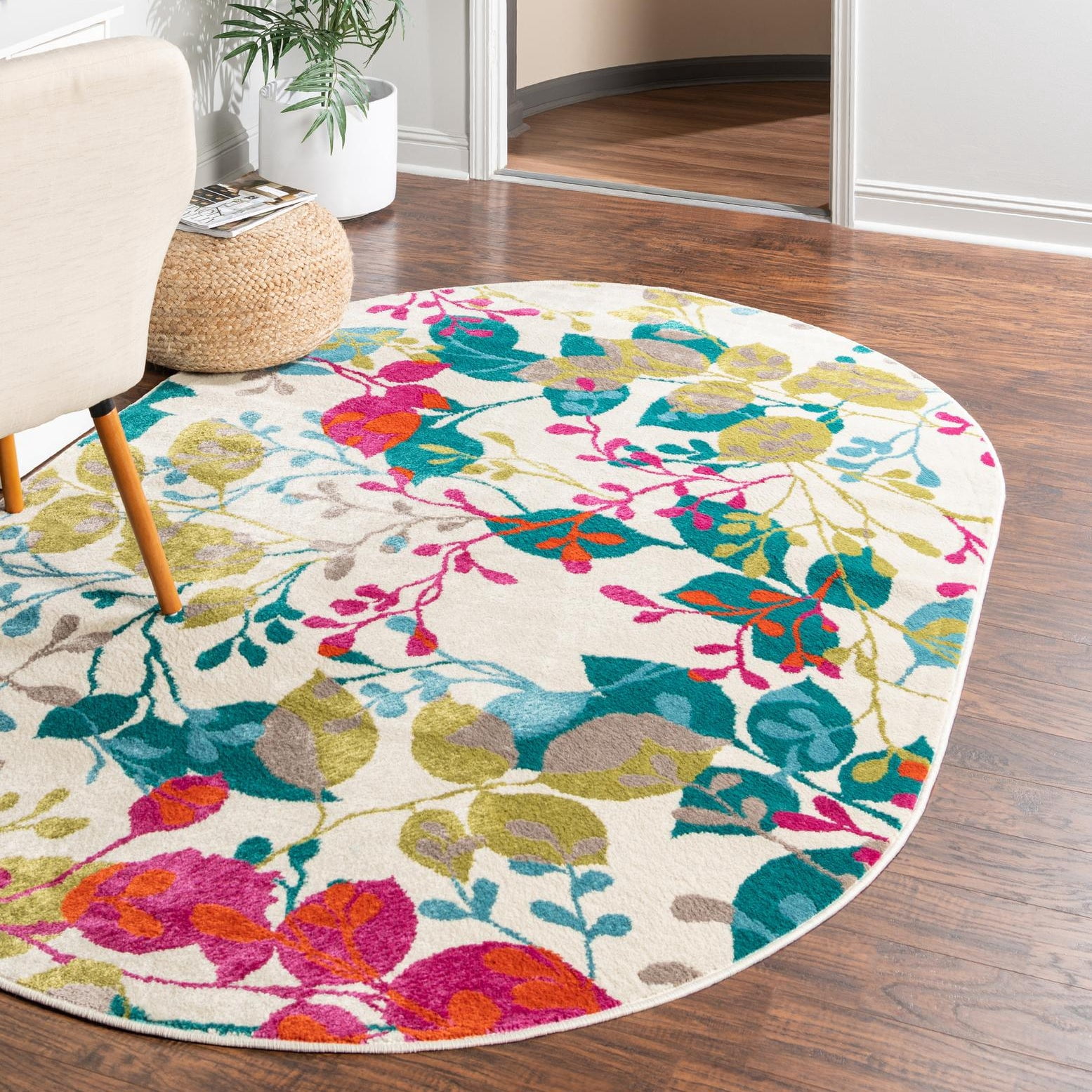 Unique Loom Azalea Collection Area Rug - Indica (7' 10
