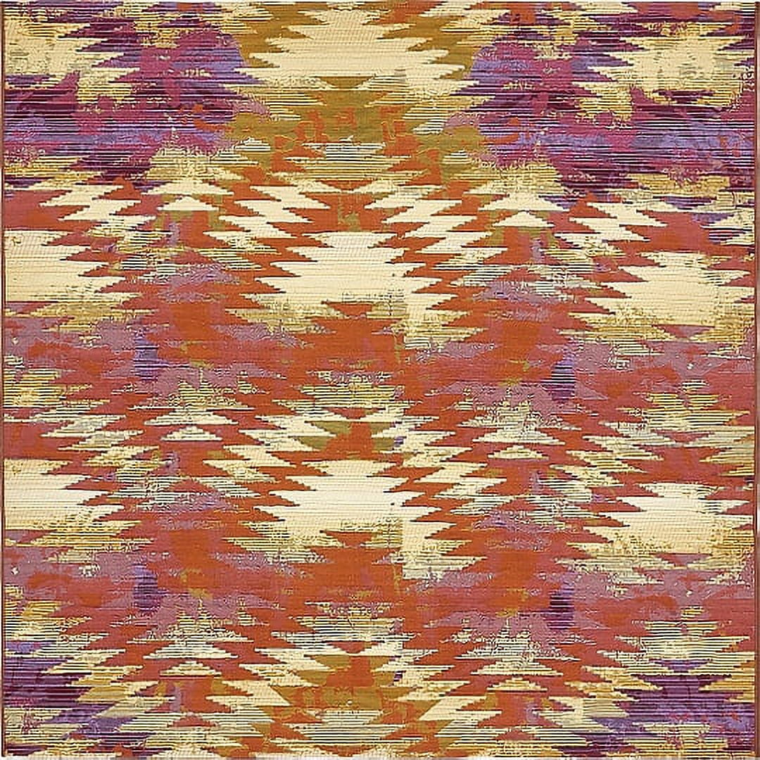 Unique Loom Aztec Outdoor Contemporary Southwestern Area Rug or Runner
