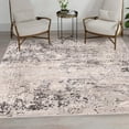 thumbnail image 1 of Unique Loom Leipzig Collection Area Rug - Bach (6' 1" Square Gray/Ivory), 1 of 7