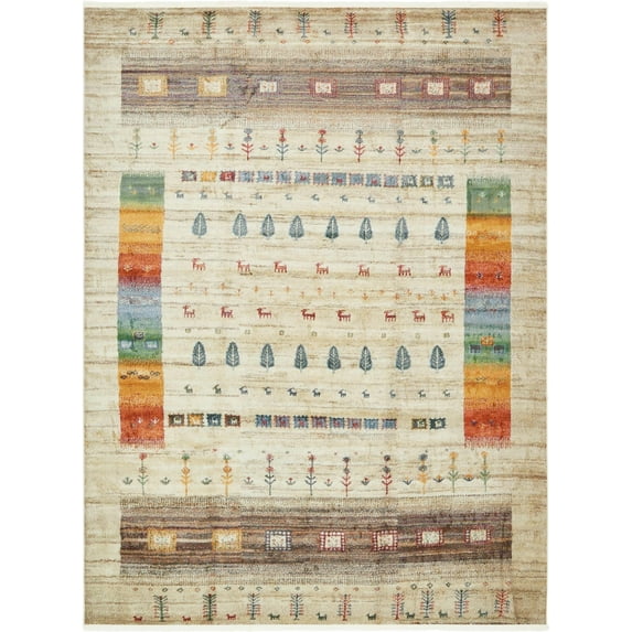 Unique Loom Badlands Canyon Animal Print Area Rug or Runner