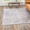 thumbnail image 1 of Unique Loom Caspian Collection Area Rug - Baku (7' 10" Square Gray/Silver), 1 of 6