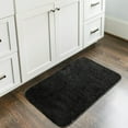 thumbnail image 1 of Unique Loom Bano Everyday Bath Mat Collection Area Rug - Everyday (1' 8" x 2' 7" Rectangle Midnight Black), 1 of 7