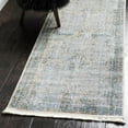thumbnail image 1 of Unique Loom Baracoa Collection Area Rug - Fidel (2' 7" x 10' Runner Gray/Blue), 1 of 7