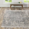 thumbnail image 1 of Unique Loom Baracoa Collection Area Rug - La Cabana (8' Square Fume Gray/Brown), 1 of 7