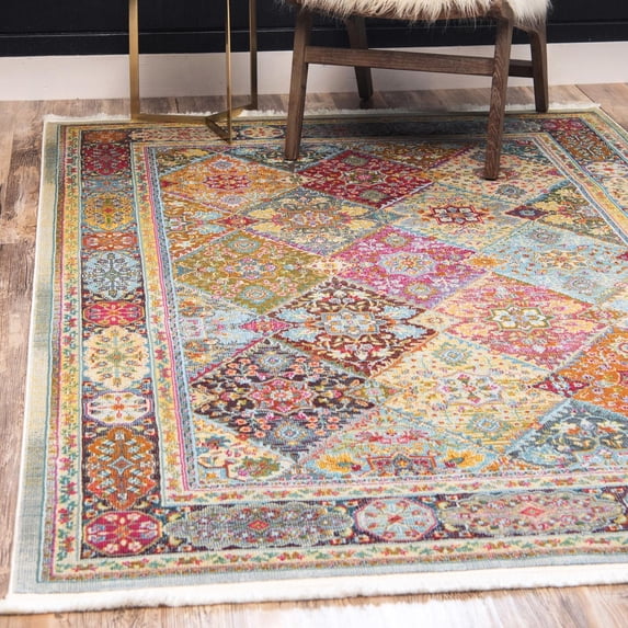 Unique Loom Marta Baracoa Rug, Multi (4' 3 x 6' 0)