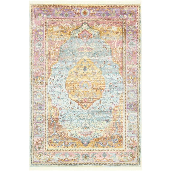 Unique Loom Miramar Baracoa Rug, Multi (4' 3 x 6' 0)