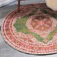 thumbnail image 1 of Unique Loom Regla Baracoa Rug, Green (5' 5 x 5' 5), 1 of 7