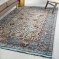 thumbnail image 1 of Unique Loom Baracoa Collection Area Rug - Rumba (7' x 10' Rectangle Light Blue/Cream), 1 of 6