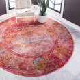 thumbnail image 1 of Unique Loom Baracoa Collection Area Rug - Rumba (8' Round Red/Brown), 1 of 6