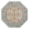 thumbnail image 1 of Unique Loom Baracoa Collection Area Rug - Rumba (8' Octagon Light Blue/Cream), 1 of 10