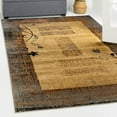 thumbnail image 1 of Unique Loom Barista Collection Area Rug - Excelsa (9' x 12' 2" Rectangle Beige/Brown), 1 of 7