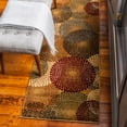 thumbnail image 1 of Unique Loom Barista Collection Area Rug - Java (2' x 8' Runner Beige/Black), 1 of 7