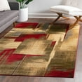 thumbnail image 1 of Unique Loom Barista Collection Area Rug - Timor (2' 2" x 3' 1" Rectangle Multi/Red), 1 of 7