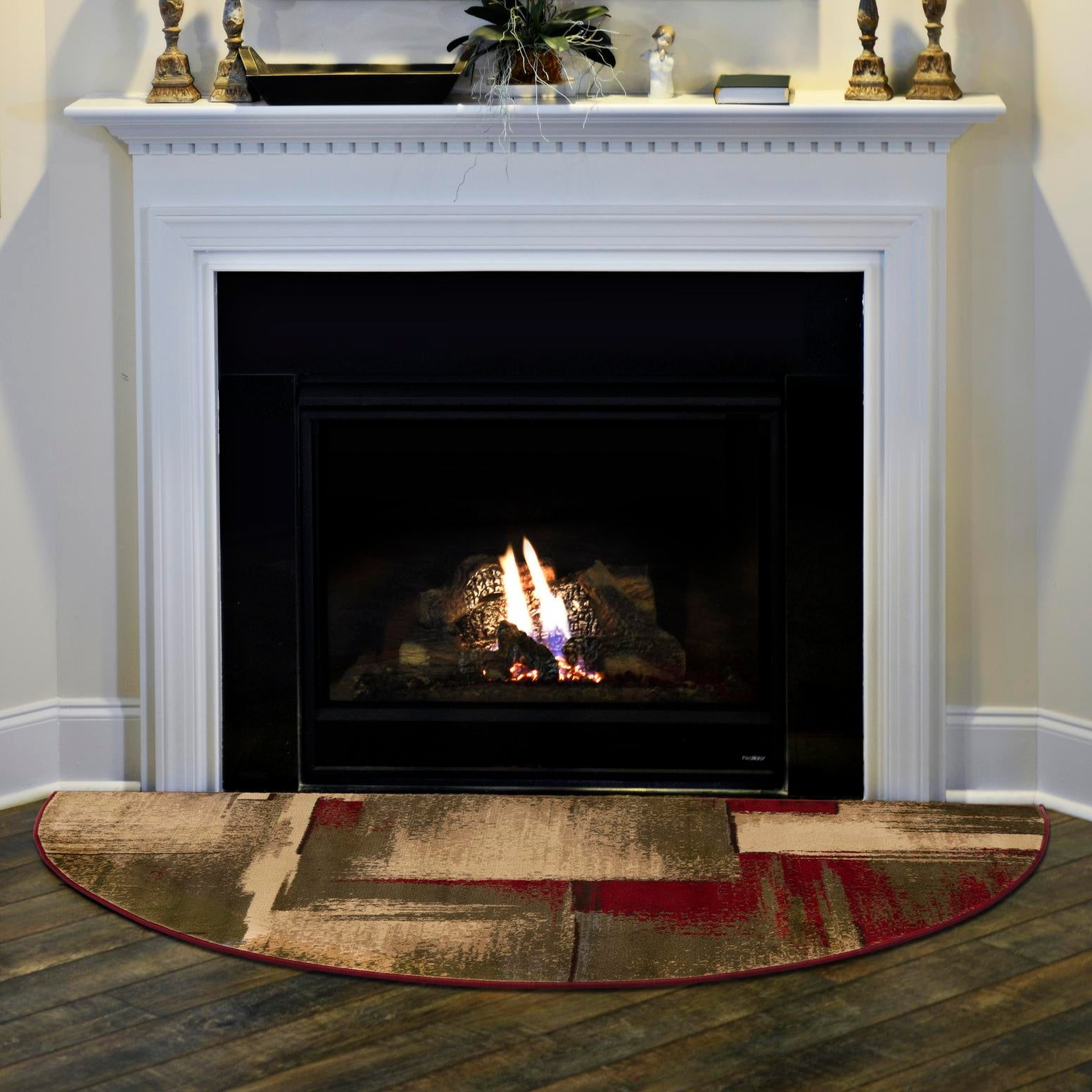 Unique Loom Barista Collection Area Rug - Timor (3' x 6' Hearth Multi ...