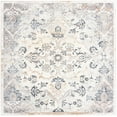 thumbnail image 1 of Unique Loom Baron Highbury Rug ,Square,7' 10" x 7' 10" Ivory Gray Transitional Floral Dining Room Living Room Bed Room, 1 of 4