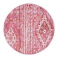 thumbnail image 1 of Unique Loom Basilica Collection Area Rug - Malasana (5' Round Pink/Beige), 1 of 7