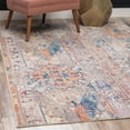 thumbnail image 1 of Unique Loom Basilica Collection Area Rug - Prado (5' 1" x 8' Rectangle Beige/Blue), 1 of 6
