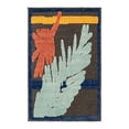 thumbnail image 1 of Unique Loom Belize Outdoor Collection Area Rug - Ambergris (2' x 3' Rectangle Charcoal/Light Blue), 1 of 11