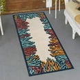 thumbnail image 1 of Unique Loom Belize Outdoor Collection Area Rug - Belmopan (2' x 10' Runner Multi/Ivory), 1 of 6