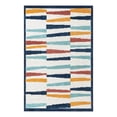 thumbnail image 1 of Unique Loom Belize Outdoor Collection Area Rug - Lamanai (5' 3" x 8' Rectangle Ivory/Navy Blue), 1 of 12