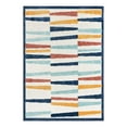 thumbnail image 1 of Unique Loom Belize Outdoor Collection Area Rug - Lamanai (6' x 9' Rectangle Ivory/Navy Blue), 1 of 12