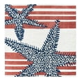 thumbnail image 1 of Unique Loom Belize Outdoor Collection Area Rug - Placencia (7' 10" Square Ivory/Orange), 1 of 12