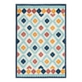 thumbnail image 1 of Unique Loom Belize Outdoor Collection Area Rug - Sarstoon (4' x 6' Rectangle Ivory/Light Blue), 1 of 12