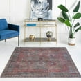 thumbnail image 1 of Unique Loom Sisu Collection Area Rug - Bihar (7' 10" Square Rust Blue/Green), 1 of 7