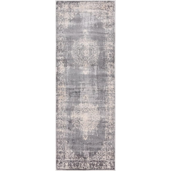Unique Loom Blackthorn Leila Vintage Oriental Area Rug or Runner
