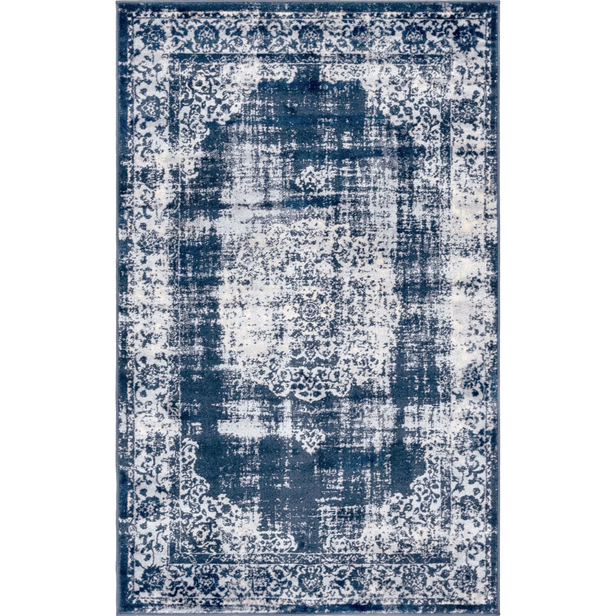 Unique Loom Blackthorn Leila Vintage Oriental Area Rug or Runner