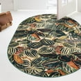 thumbnail image 1 of Unique Loom Blossom Collection Area Rug - Ocho (4' x 6' Oval Multi/Beige), 1 of 7