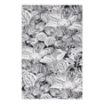thumbnail image 1 of Unique Loom Blossom Collection Area Rug - Ocho (5' 3" x 7' 10" Rectangle Charcoal/Ivory), 1 of 11