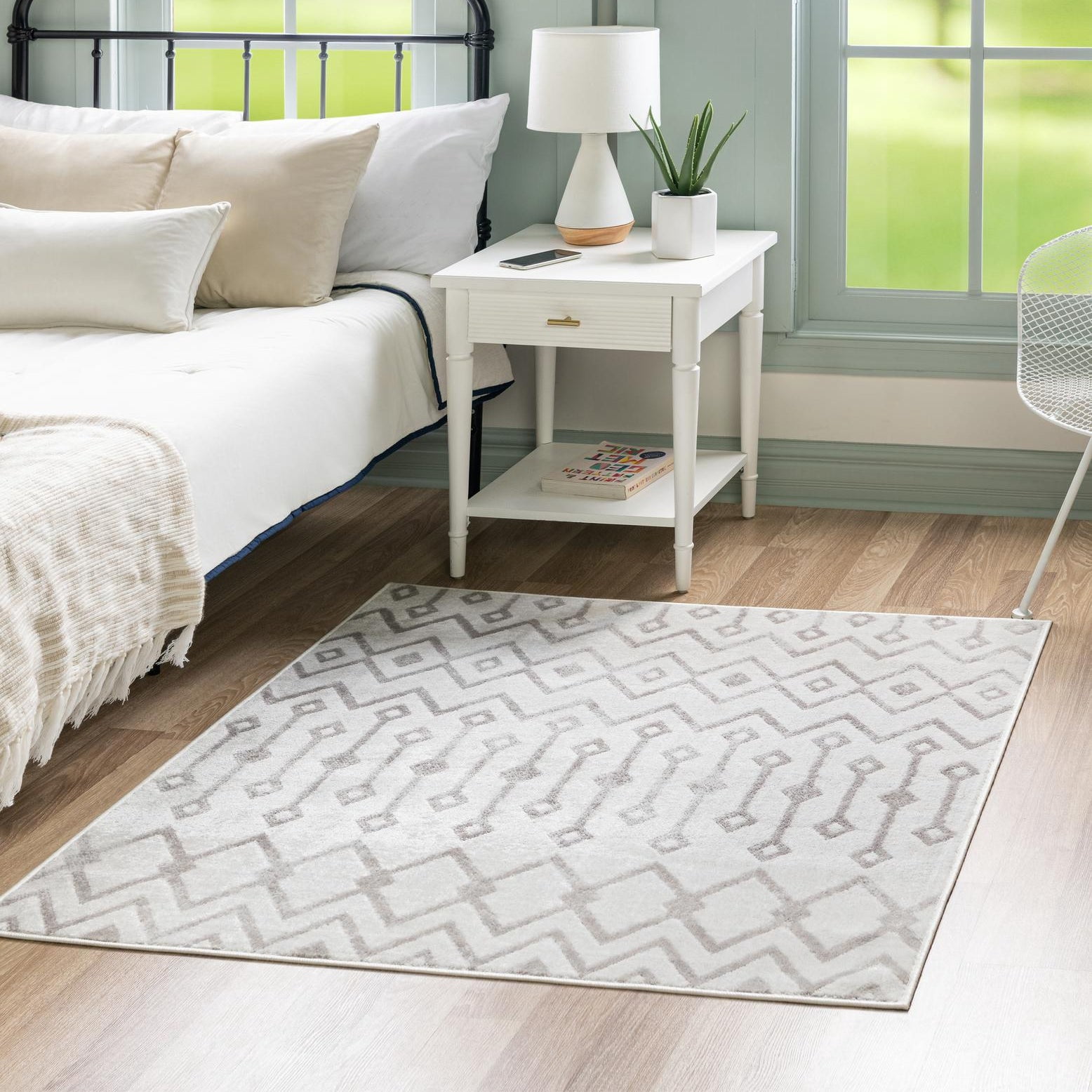 Unique Loom Bohemian Trellis Collection Area Rug - Gypsy (6' Square ...