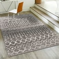 thumbnail image 1 of Unique Loom Bohemian Trellis Collection Area Rug - Gypsy (6' x 9' Rectangle Stone Gray/Ivory), 1 of 7