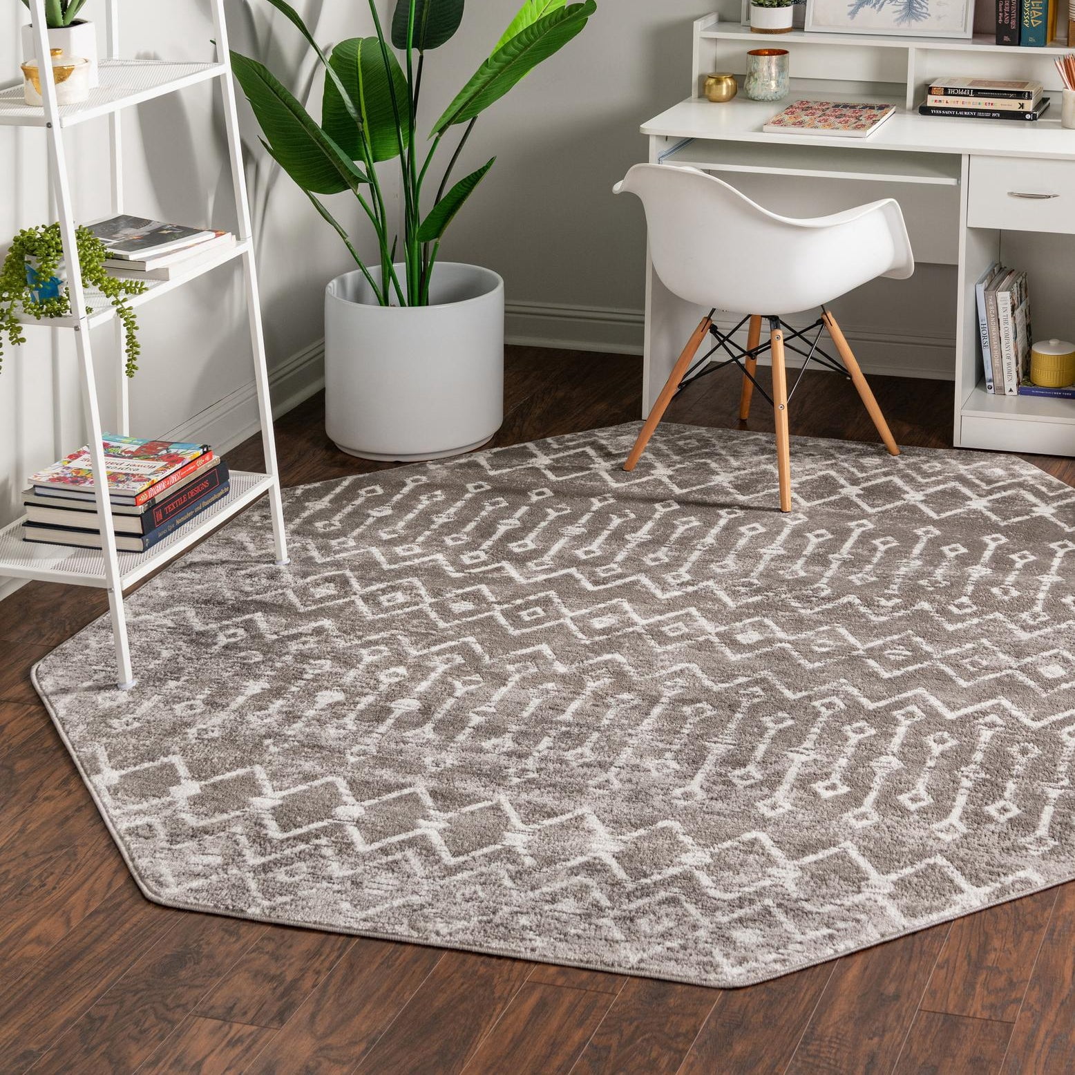 Unique Loom Bohemian Trellis Collection Area Rug - Gypsy (7' Octagon ...