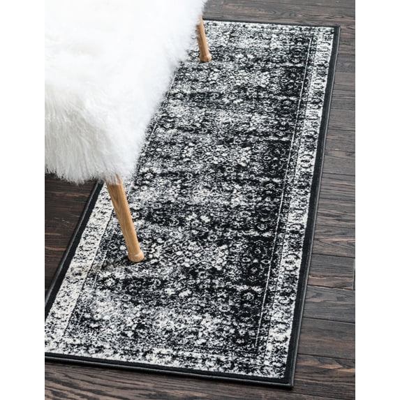 Unique Loom Bosphorus Imperial Rug , 2' 0" x 6' 0" ,Light Gray
