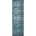 thumbnail image 1 of Unique Loom Bosphorus Imperial Rug , 3' 0" x 9' 10" ,Black and Blue, 1 of 7