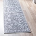 thumbnail image 1 of Unique Loom Boston Collection Area Rug - Floral (2' x 6' 1" Runner Gray/Ivory), 1 of 7