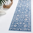 thumbnail image 1 of Unique Loom Boston Collection Area Rug - Floral (2' x 6' Runner Blue/Ivory), 1 of 7