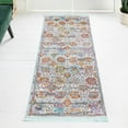 thumbnail image 1 of Unique Loom Paragon Collection Area Rug - Boulder (2' 7" x 10' Runner Multi/Blue), 1 of 7