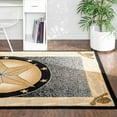 thumbnail image 1 of Unique Loom Pioneer Collection Area Rug - Bozeman (9' x 12' Rectangle Blue/Beige), 1 of 7