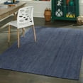 thumbnail image 1 of Unique Loom Braided Jute Collection Area Rug - Dhaka (10' x 14' 1" Rectangle Navy Blue), 1 of 7