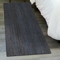 thumbnail image 1 of Unique Loom Braided Jute Collection Area Rug - Dhaka (2' 7" x 6' 1" Runner Navy Blue), 1 of 7