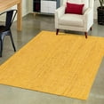 thumbnail image 1 of Unique Loom Braided Jute Collection Area Rug - Dhaka (7' 1" x 10' Rectangle Yellow), 1 of 7