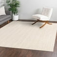 thumbnail image 1 of Unique Loom Braided Jute Collection Area Rug - Dhaka (8' Square White), 1 of 7